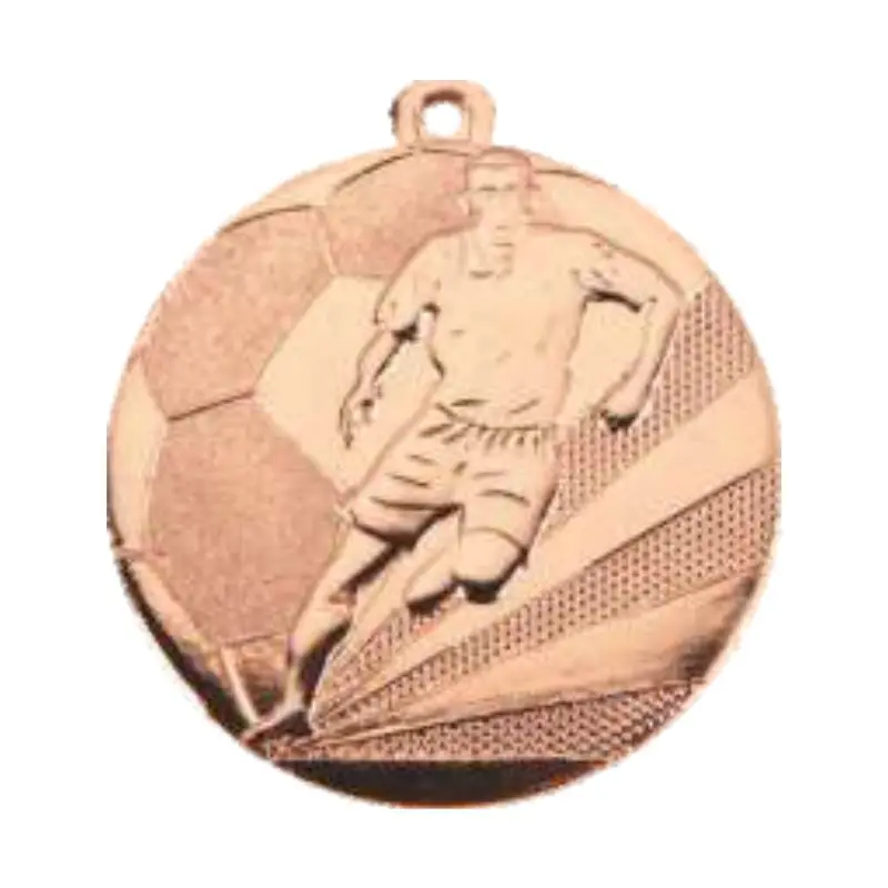 Medalla Bronce 50 mm figura futbol.webp