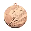 Medalla Bronce 50 mm figura futbol.webp